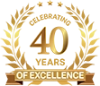 Liberty Doorworks 40 Years of Excellence Badge